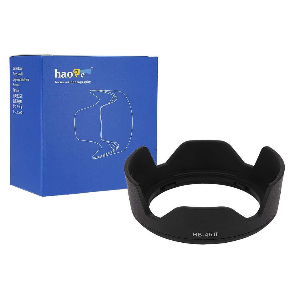 Haoge Bayonet Petal Flower Lens Hood for Nikon Nikkor AF-S 18-55mm f3.5-5.6G DX ED, II and Nikon Nikkor AF-S 18-55mm f/3.5-5.6G DX VR Lens Replaces Nikon HB-45