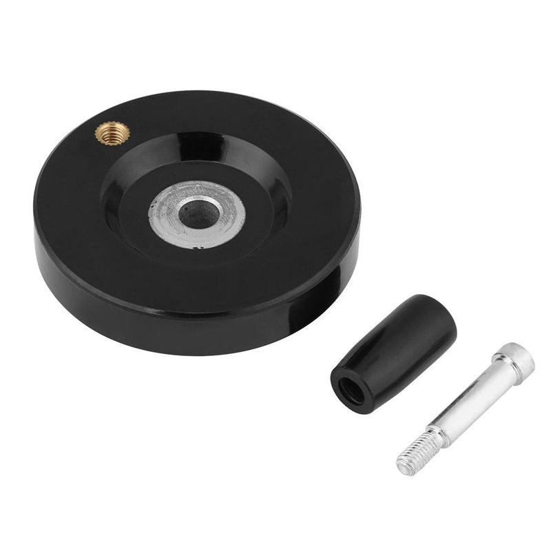 Akozon Revolving Handle Hand Wheel Lathe Milling Machine Rear Ripple Hand Wheel with Revolving Handle(863mm) 863mm