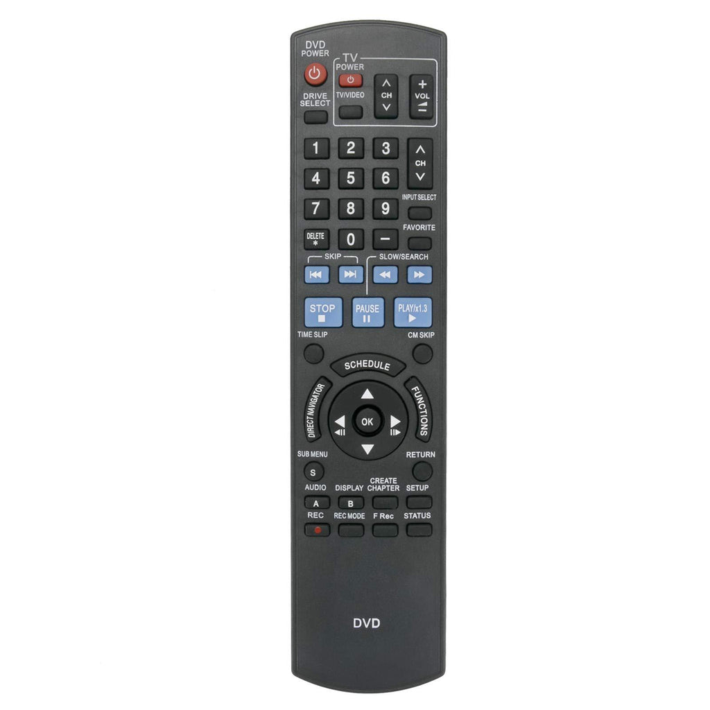 New N2QAYB000196 IR Replace Remote Control fit for Panasonic DVD Recorder Diga DMR-EZ28 DMR-EZ28K DMR-EZ28P DMR-EZ28PC Recorders Replacement Remote Controller