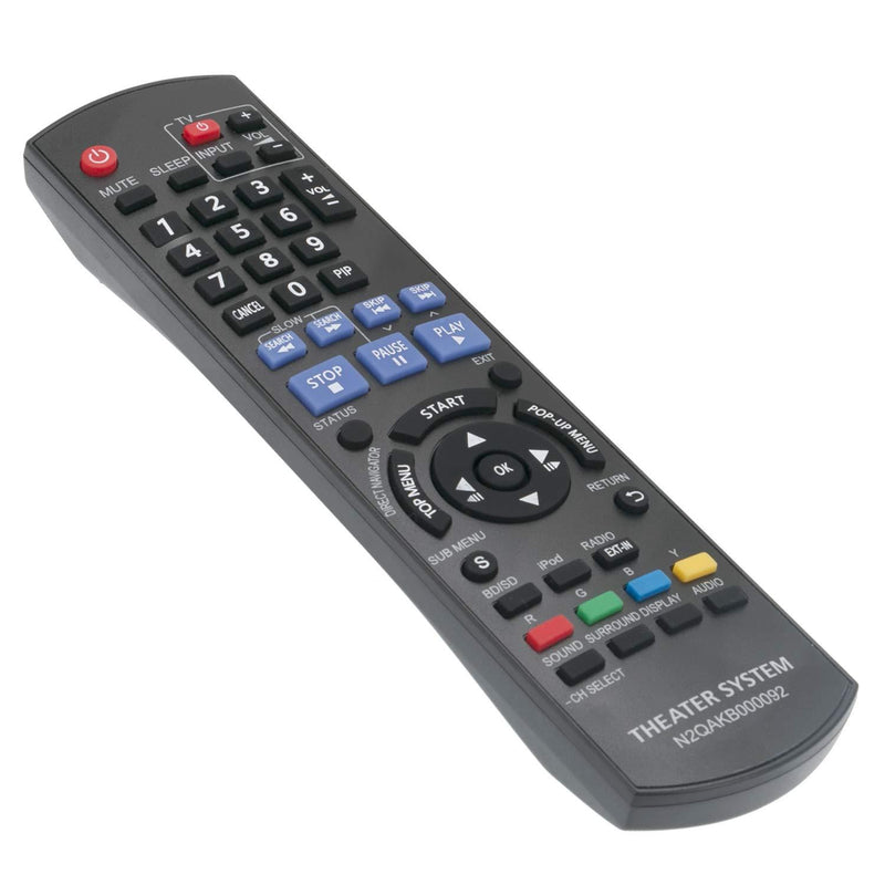 New N2QAKB000092 Replace Remote Control fit for Panasonic Blu-ray Disc Home Theater Sound System SC-BT228 SA-BT228 SB-HF480 SB-HC480 SB-HS480 SB-HW480