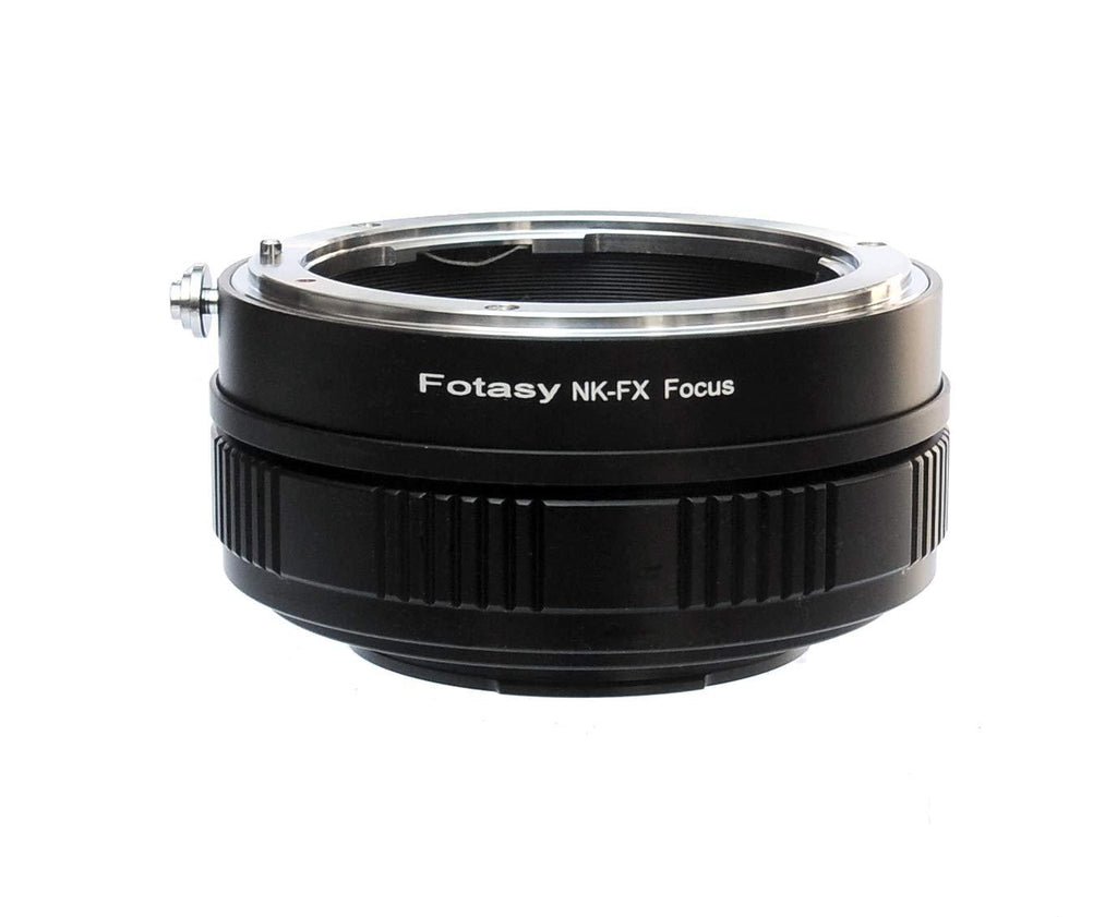 Fotasy Manual Nikon Lens to Fuji X Macro Focusing Helicoid Adapter, Nikon Lens Focusing Helicoid, fits Fujifilm X-Pro2 X-Pro3 X-E2 X-E3 X-A7 X-A10 X-T1 X-T2 X-T3 X-T10 X-T20 X-T30 X-T100 X-T200 X-H1 Nikon -FX Macro Helicoid