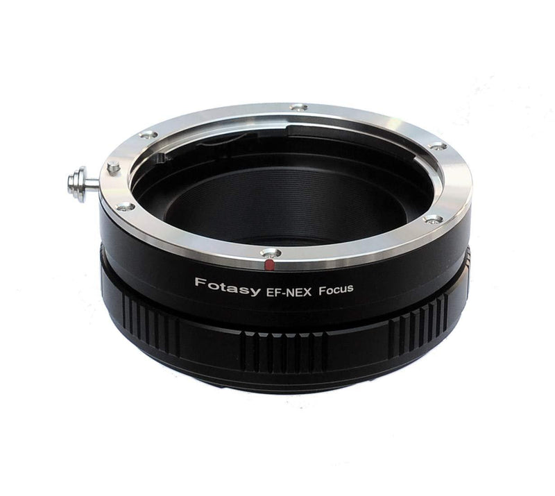 Fotasy Canon EF Lens to Sony E-Mount Focusing Helicoid Adapter, EF EF-S Mount Lens to E Mount Macro Extension Tube, fits Sony NEX-7 a3000 a3500 a5000 a5100 a6000 a6100 a6300 a6400 a6400 a6500 a6600 EF Lens- NEX Helicoid