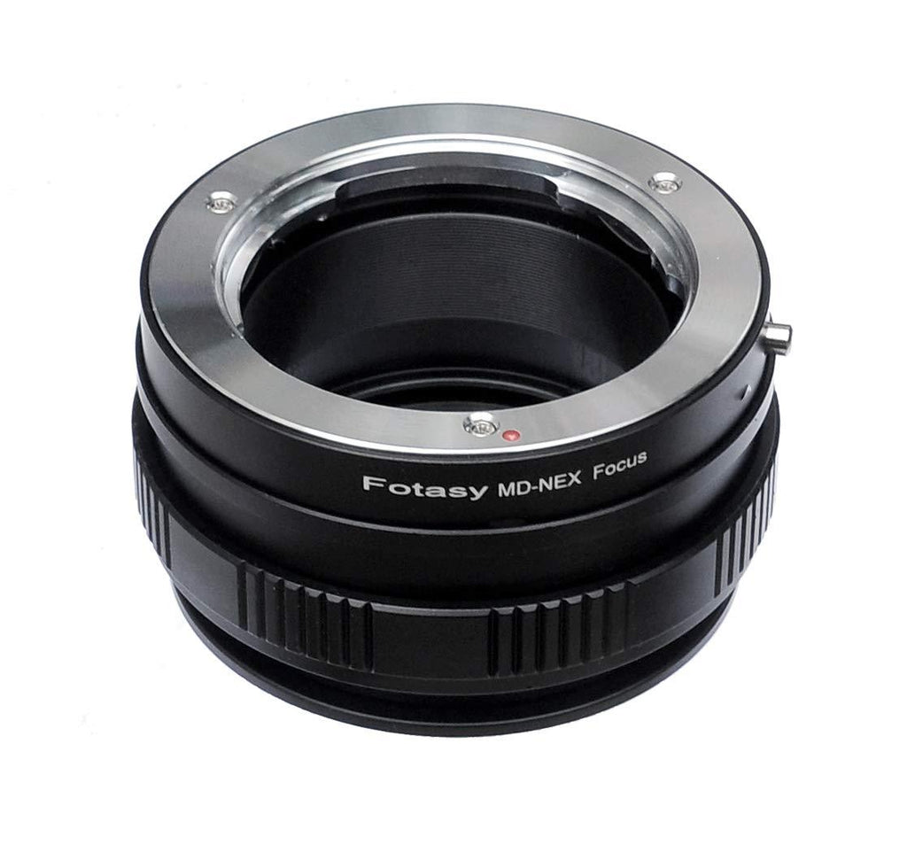 Fotasy Minolta MD Lens to Sony E-Mount Focusing Helicoid Adapter, MD Mount Lens to E Mount Macro Extension Tube, fits Sony NEX-7 a3000 a3500 a5000 a5100 a6000 a6100 a6300 a6400 a6400 a6500 a6600 MD Lens - NEX Helicoid