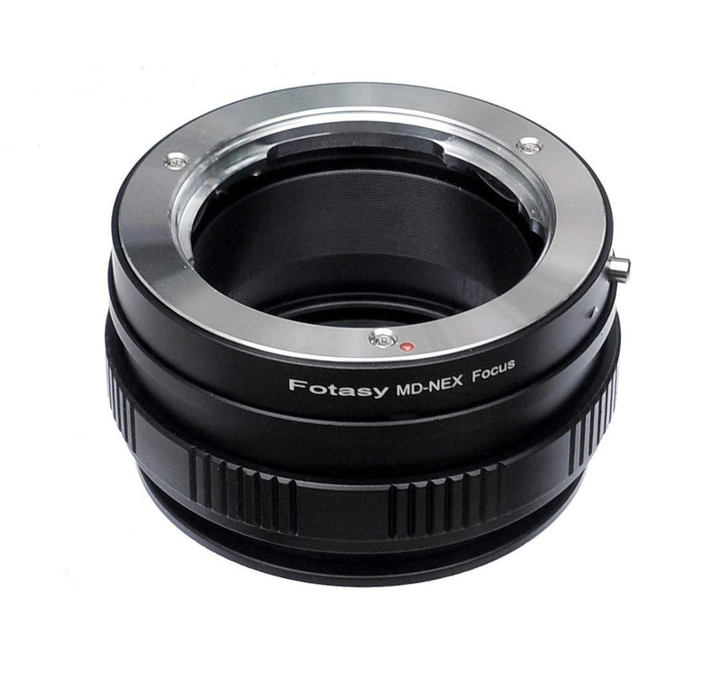 Fotasy Minolta MD Lens to Sony E-Mount Focusing Helicoid Adapter, MD Mount Lens to E Mount Macro Extension Tube, fits Sony NEX-7 a3000 a3500 a5000 a5100 a6000 a6100 a6300 a6400 a6400 a6500 a6600 MD Lens - NEX Helicoid