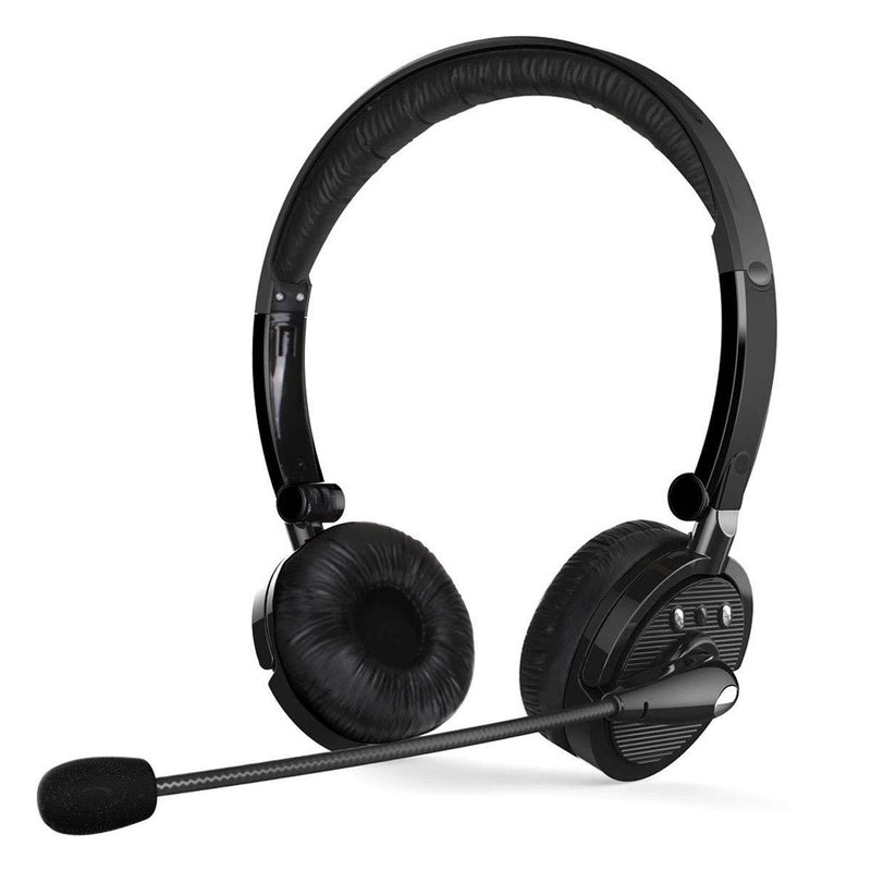 [AUSTRALIA] - Bluetooth Headsets with Mic, Noise Cancelling Wireless Bluetooth Headphones Hands Free On Ear Phone Headset with Boom Microphone for iPhone,Office Phone Call Center Customer Service PC PS4 TV Trucker 