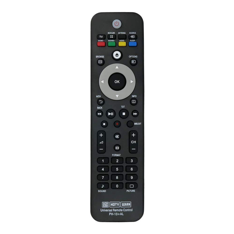 Gvirtue Universal Replacement Remote Control for Philips Brand TV, URMT41JHG003, URMT39JHG001, URMT39JHG002, URMT39JHG003, URMT41JHG006, URMT41JHG010 （PH-13） PH-13