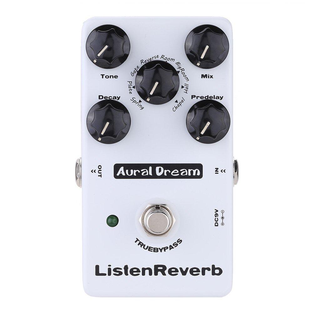 [AUSTRALIA] - Leosong Aural Dream Listen Reverb Guitar Effect Pedal includes Spring,Plate,Gate,Reverse,Room,Hall and Church Reverb. 