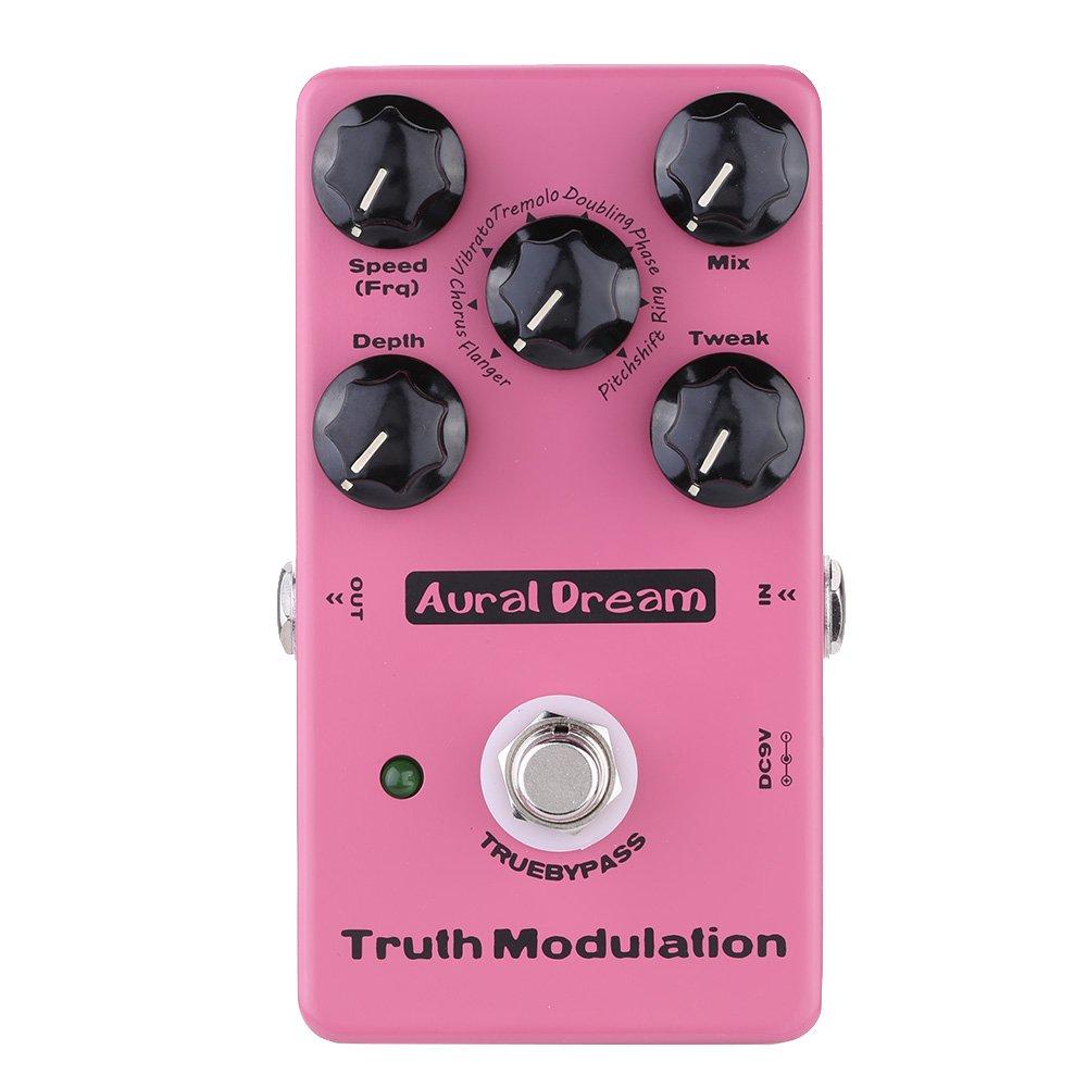 [AUSTRALIA] - Leosong Aural Dream Truth Modulation Guitar Effect Pedal includes Flanger, Chorus, Pitchshift, Vibrato,Tremolo, Phaser and Ring effects. 