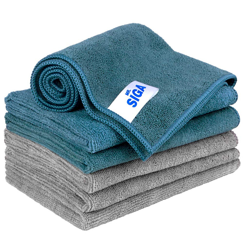 [AUSTRALIA] - MR.SIGA Microfiber Cleaning Cloth, Pack of 6, Size: 13.8" x 15.7" 
