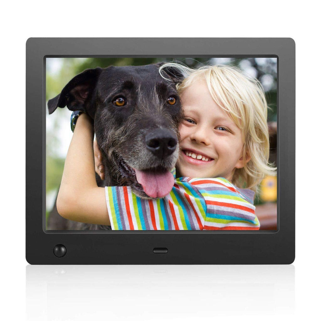 Digital Photo Frame 8 inch - Electronic Photo Frame with Slideshow HD IPS Display Picture Frame with Motion Sensor/Video/Background Music/Calendar/Clock/Gifts for Keeping Memory by FLYAMAPIRIT
