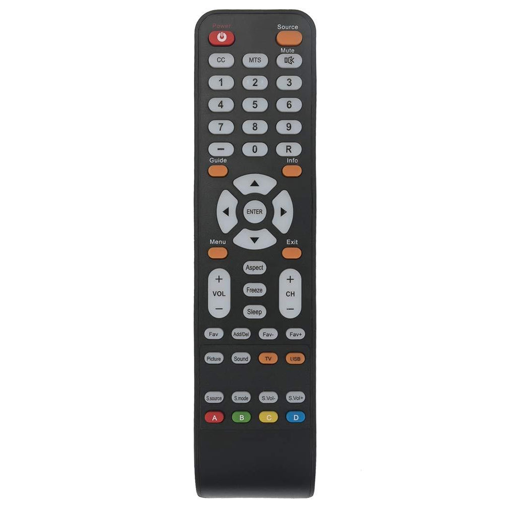 New Remote Control fit for Sceptre LED HDTV TV E195BV-SHDE E165BV-HD X425BV-FHD X425BV-FHD3 E195BV-SHDC E195BVSHDE E165BVHD X425BVFHD X425BVFHD3 E195BVSHDC E19 E24