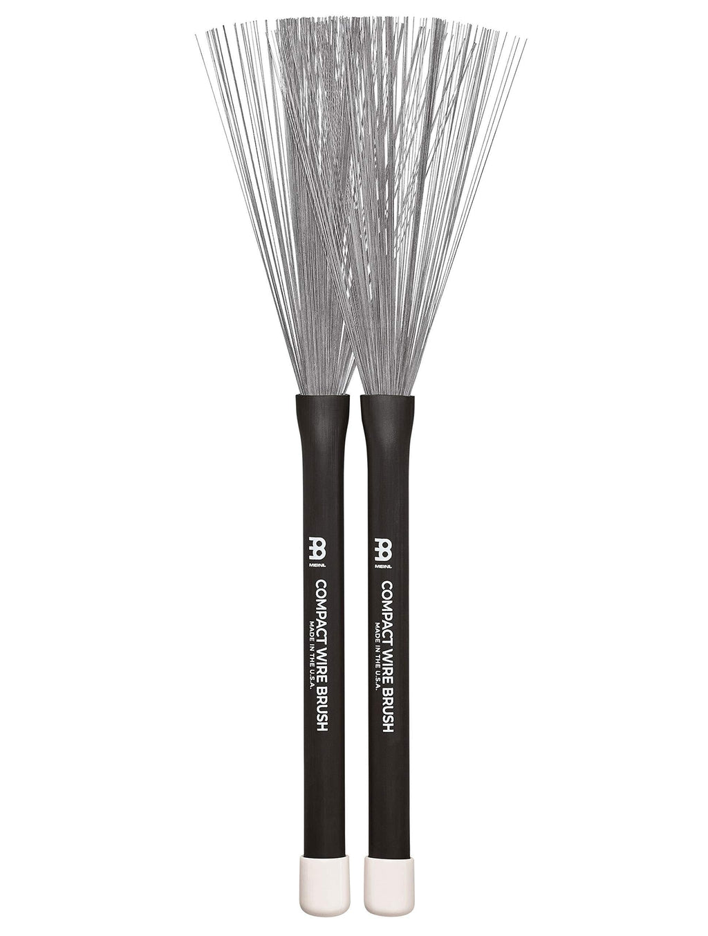 Meinl Stick & Brush Retractable Wire Brush with Rubber Handle - MADE IN U.S.A. (SB301)