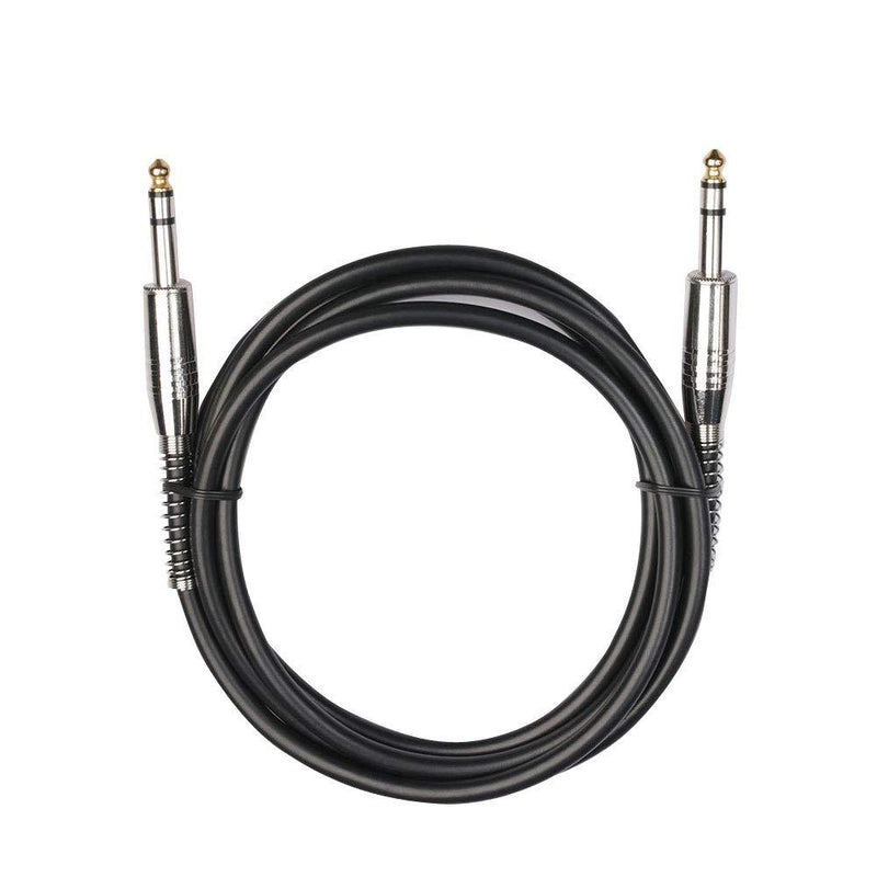 [AUSTRALIA] - USHANLIN Guitar Cable, 1/4 Audio Cord for Guitar Bass Mandolin Premium Electric Instrument Guitar Cable (1.8M,6ft) 1.8M 