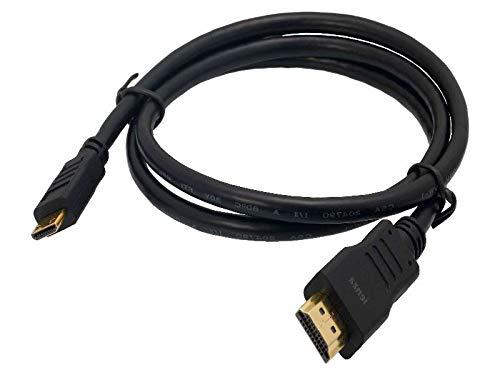 IENZA HDMI Cable Cord for Canon PowerShot ELPH 530HS SX530HS SX60 HS, EOS Rebel T5 T5i T6 T6i T6S T7 T7i (Will not fit All Canon Cameras, See List Below Before Buying)
