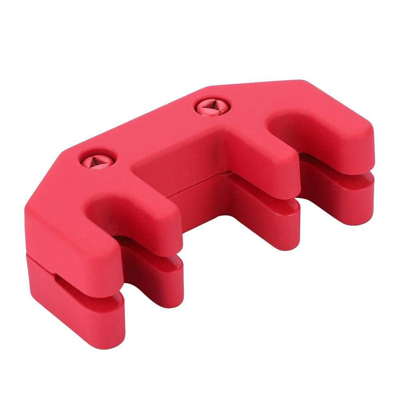 [AUSTRALIA] - Violin Mute, Rubber Violin Practice Mute Combo, Metal Violin Mute Practice Violin Silencer for 1/2, 3/4, 4/4 Violin Red 
