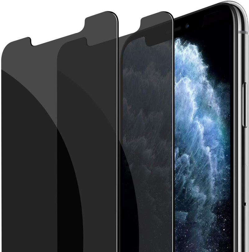 Fotbor for iPhone Xs Max/iPhone 11 Pro Max Privacy Screen Protector, 2 Pack iPhone Xs Max Screen Protector/iPhone 11 Pro Max Screen Portector 6.5 Inch 9H Hardness Tempered Glass Anti Spy Case Friendly