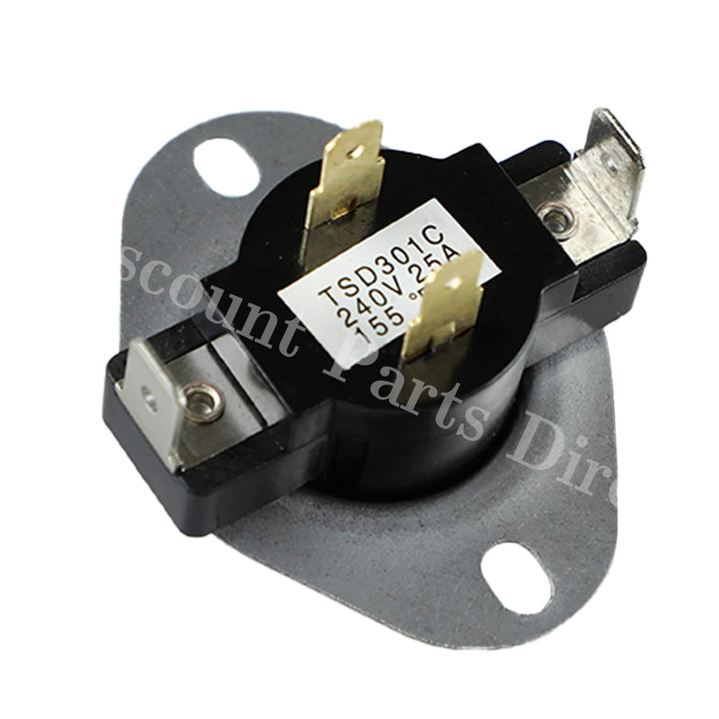 3387134 Dryer High Limit Thermostat Replacement Parts for Whirlpool Kenmore Maytag Dryer Replaces 306910, 3387134, 3387135, 3387139, WP3387134VP.