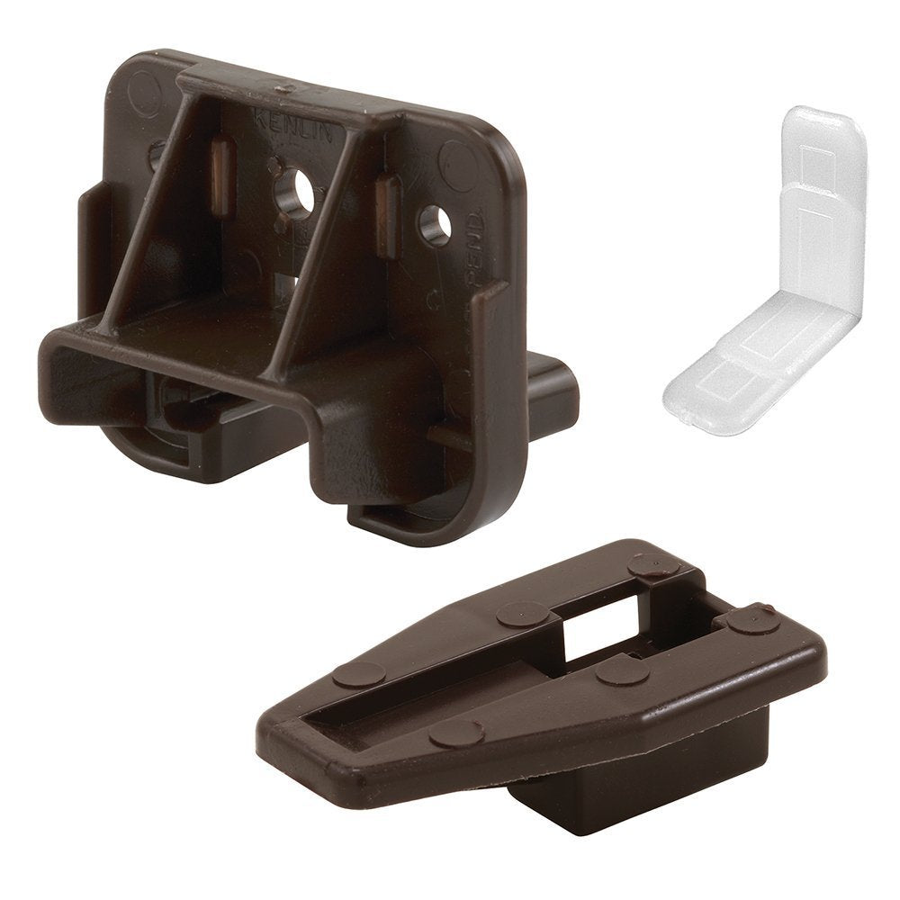 Prime-Line R 7321 Drawer Track Guide and Glides - Replacement Furniture Parts for Dressers, Hutches and Night Stand Drawer Systems (2)