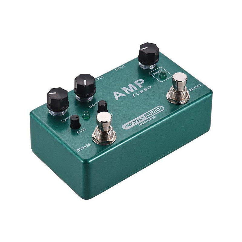 [AUSTRALIA] - MOSKY AMP TURBO 2-in-1 Guitar Effect Pedal Boost + Classic Overdrive Effects 