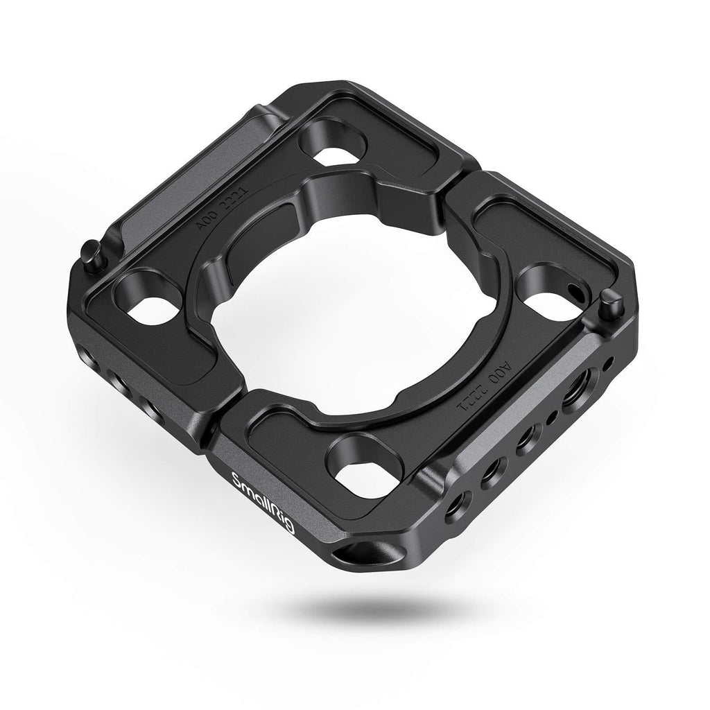 SMALLRIG Rod Clamp Ring Extension Mounting Ring Compatible with DJI Ronin S Gimbal Stabilizer for DSLR Camera w/NATO Rail, 1/4'' Threaded Holes and 3/8'' Locating Holes for ARRI Standard – 2221