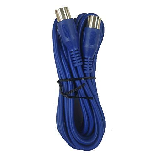 Cable Up CU/MD110/BLU 10' MIDI Male to MIDI Male MIDI Cable (Blue)