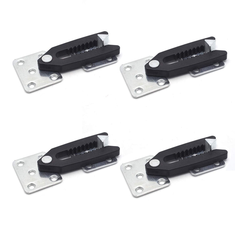 Antrader 4PCS Sofa Couch Sectional Furniture Connector Joint Snap Alligator Style Sofa Accessories with Screws