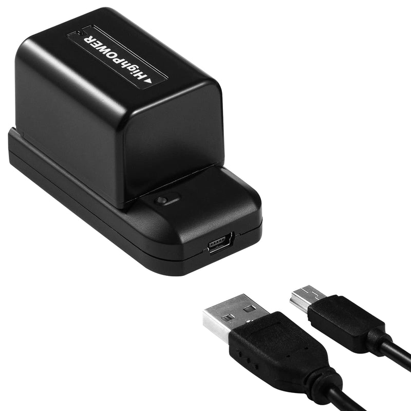 [AUSTRALIA] - Camcorder Video Digital Camera Travel Charger and 3.7V 2000mAh NP-FV5 Plus Li-ion Rechargeable Battery（NP-FV5 Plus Battery Charger） 