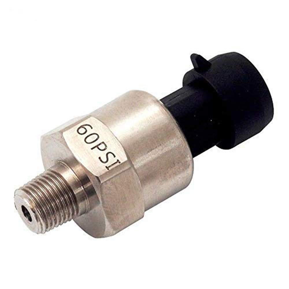 FASTROHY 0.5-4.5V 60 Psi Universal Pressure Transducer Sender/Sensor Solenoid for Oil Fuel Diesel Gas Air Water,Gauge Pressure 1/8"NPT Thread Stainless Steel