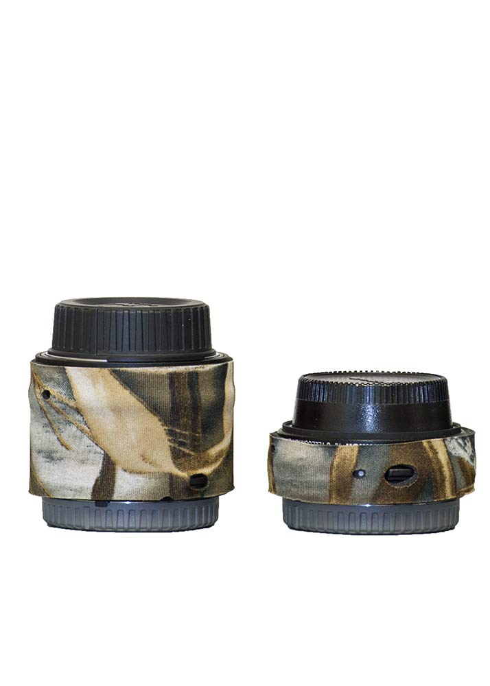 LensCoat Cover Camouflage Neoprene Lens Cover Protection Nikon Teleconverter Set III, Realtree Max4 (lcnexIIIm4)