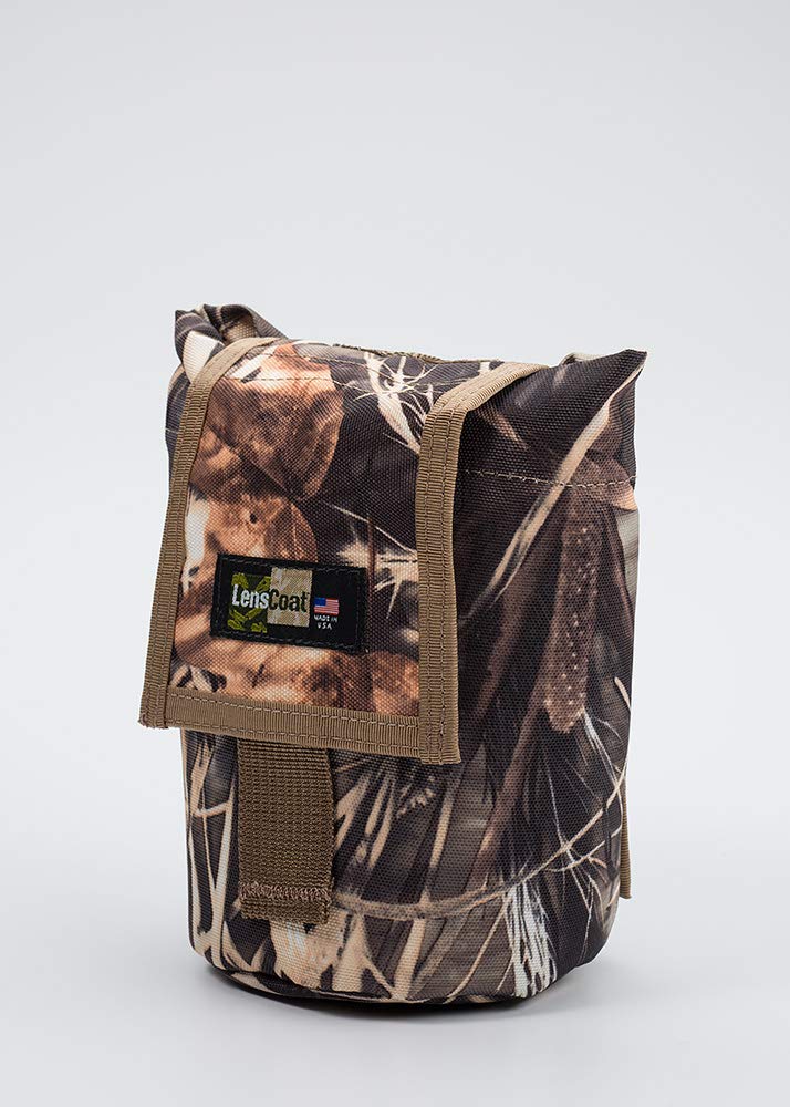 [AUSTRALIA] - LensCoat LensPouch Camouflage Lens Pouch Protection Roll Up Molle Pouch Small, Realtree Max4 (lcrusmm4) 