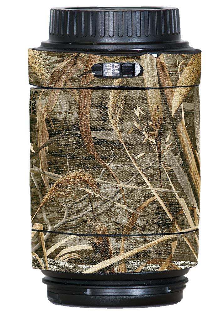 LensCoat Cover Camouflage Neoprene Camera Lens Cover Protection Canon 55-250 F/4-5.6 is, Realtree Max5 (lc55250m5)