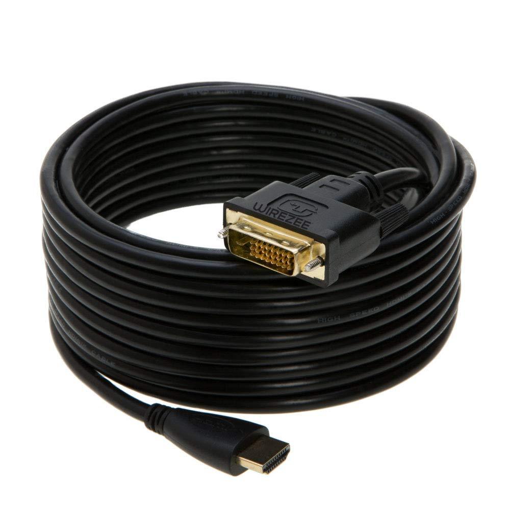 DVI-D to HDMI Video Cable 24+1 Pin Dual Link M/M 1.5f 3ft 6ft 10ft 15ft 25ft (25FT)