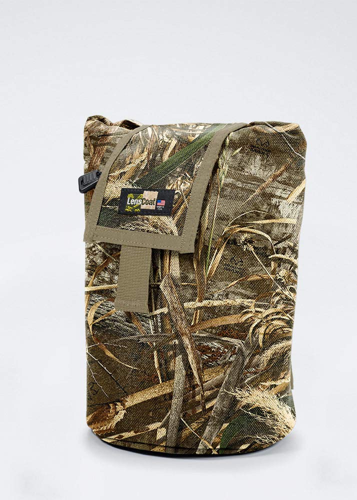 LensCoat LensPouch Camouflage Lens Pouch Protection Roll Up Molle Pouch Large, Realtree Max5 (lcrulm5)