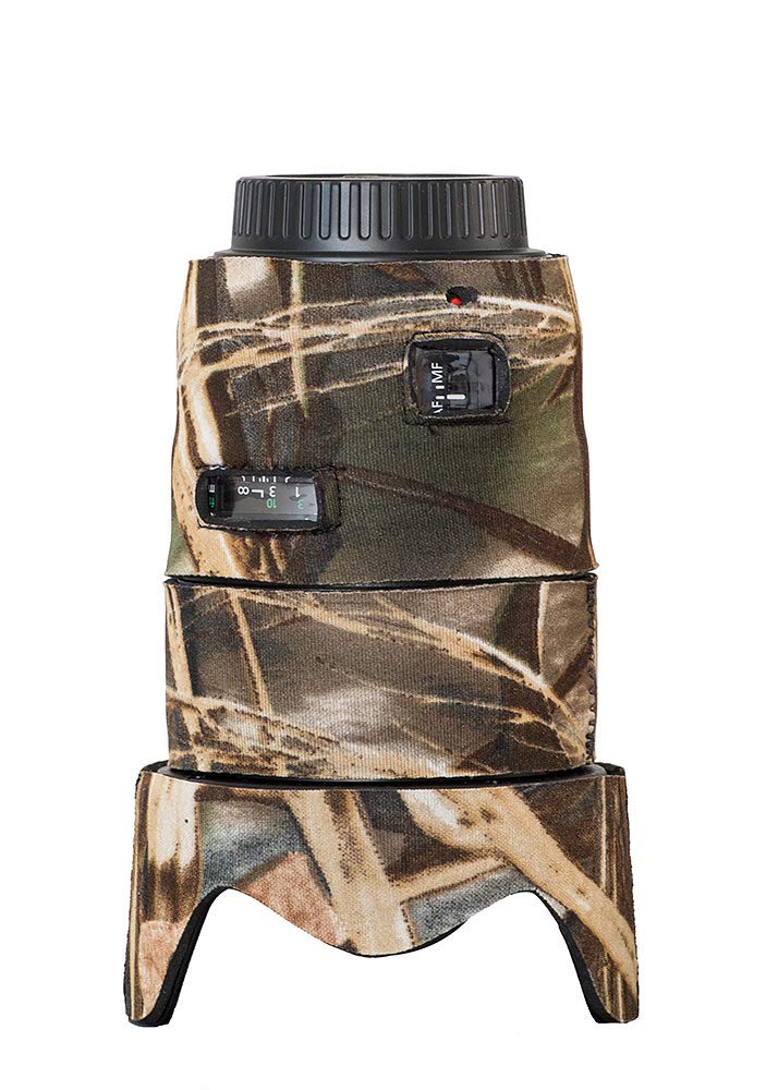 LensCoat Cover Camouflage Neoprene Lens Cover Protection Canon 35mm II F1.4, Realtree Max4 (lc352m4)