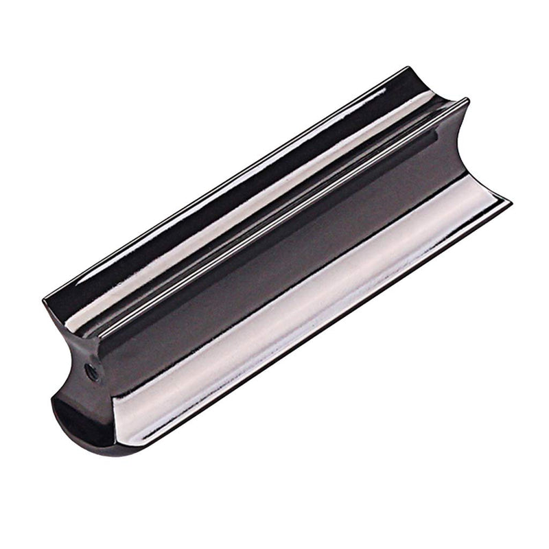 Alnicov Black Stainless Steel Guitar Slide Tone Bar for Dobro, Lap Steel Guitar, Hawaiian Guitar, Electric Guitar Accessories
