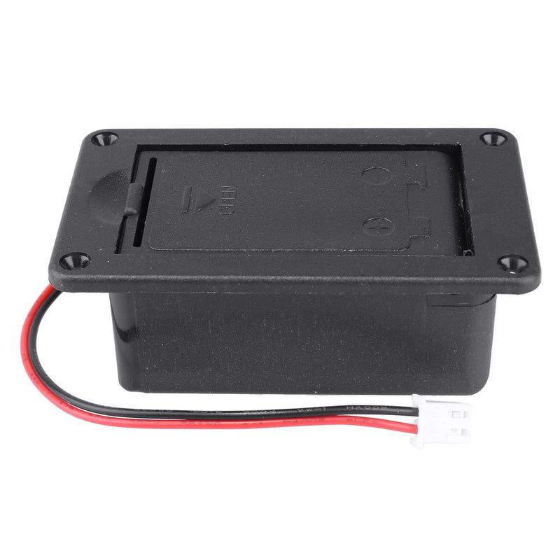 Guitar Pickup Battery Box 9V Battery Box Case Cover Holders for Guitar Bass Pickup Black