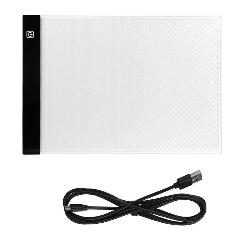 [AUSTRALIA] - A4 Tracing Light Board, Protable Copy Board Drawing Sketching Stenciling Light Pad for Kids Artists with Cable 