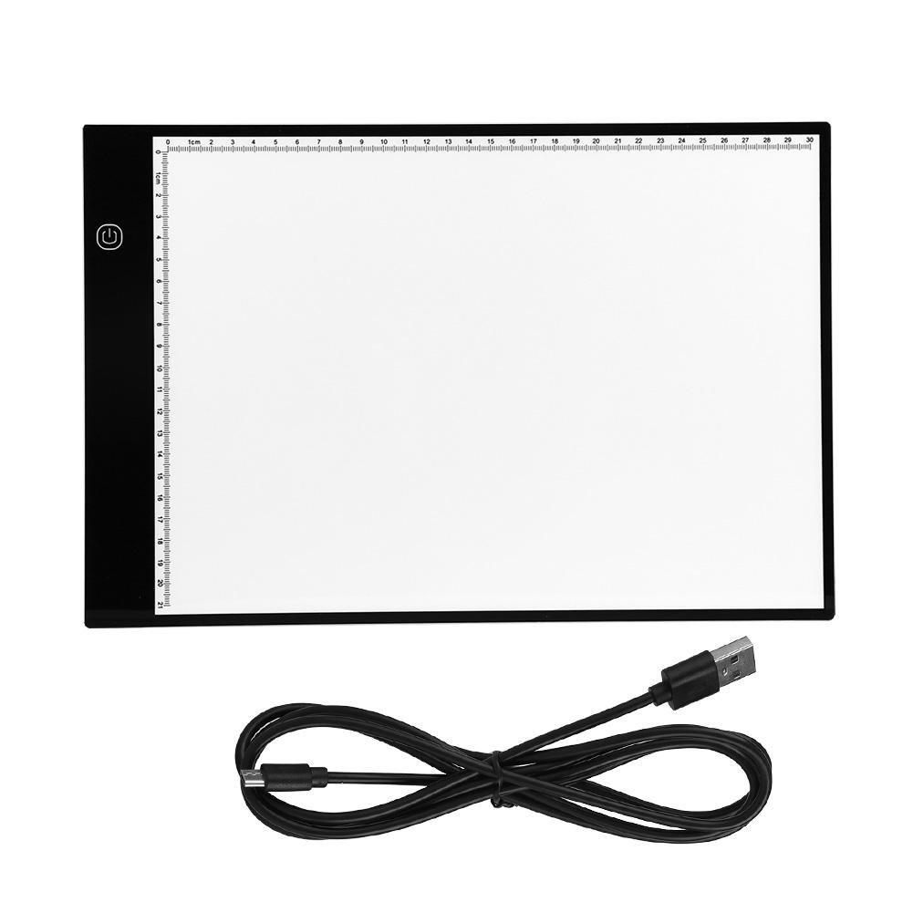 Hilitand Portable A4 LED Tracing Board Stencil Drawing Thin Pad Light Box Table for Tattoo Art Artist Adjustable Three Light Blocking