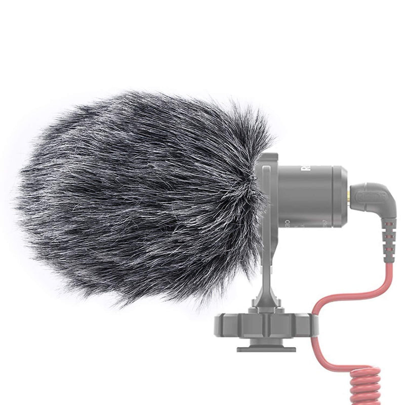 [AUSTRALIA] - YOUSHARES Microphone Deadcat Windscreen - Outdoor Wind Shield Mic Windshield Muff Fur Custom Fit for Rode VideoMicro and VideoMic Me Me-L 