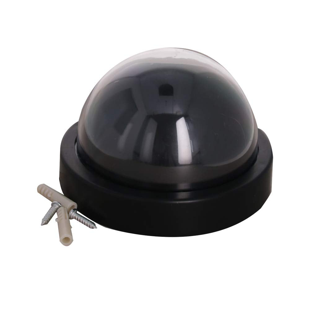 Othmro Fake Security Camera Dummy Dome CCTV for Home Outdoor Indoor Black 2pcs