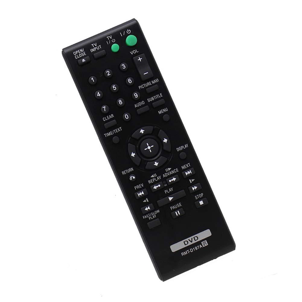 New Replaced Remote Control RMT-D197A RMTD197A Compatible for Sony DVD Player DVP-SR510H DVP-SR320 DVP-SR405P DVP-SR510H DVP-SR201P DVP-SR210P