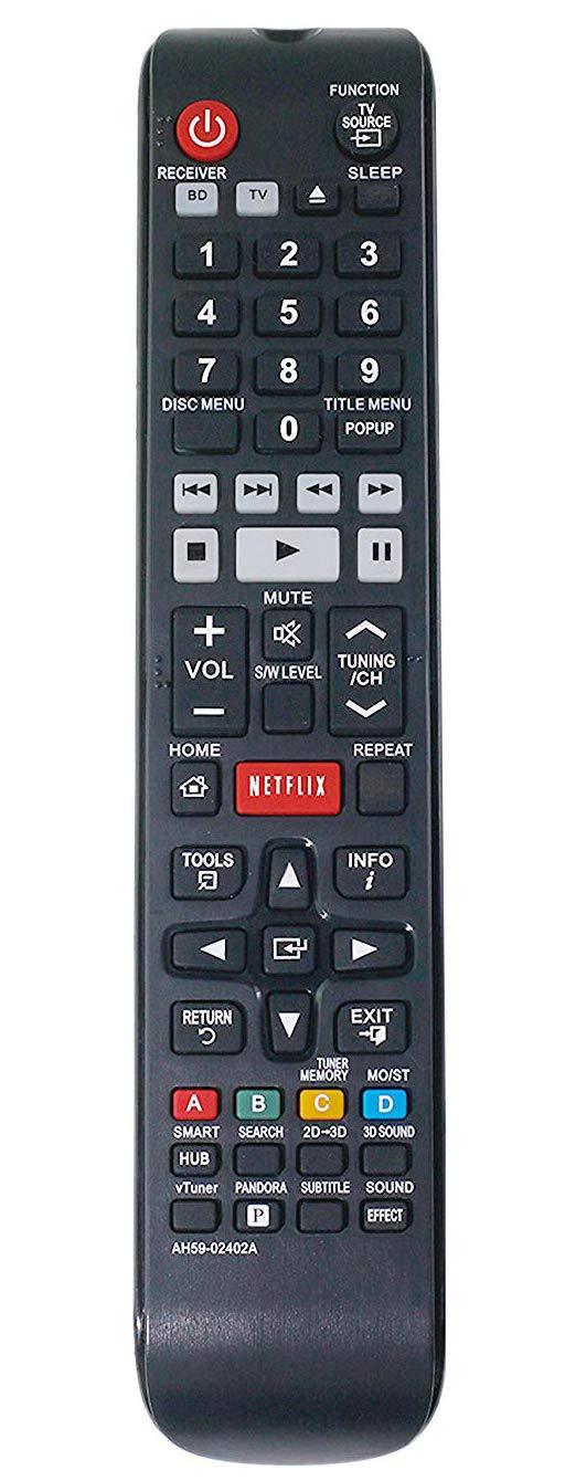 ALLIMITY AH59-02402A Replaced Remote Control Fit for Samsung BLU RAY Home Theater HT-E4500 HT-E5400 HT-E5500W HT-E6500W HT-EM45 HT-EM45C HT-EM53C HT-EM54C