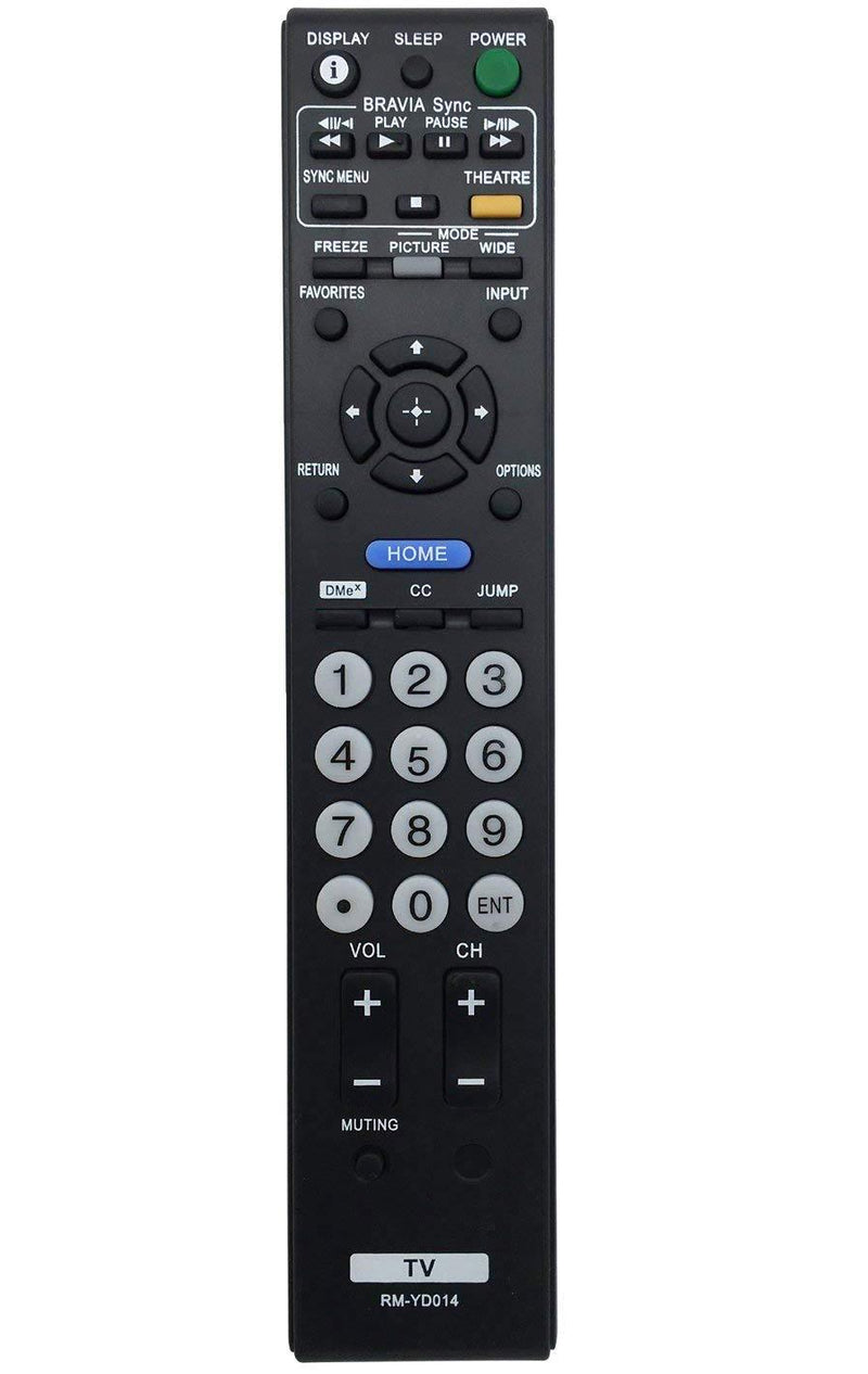 ALLIMITY RM-YD014 Replaced Remote Control Fit for Sony TV KDL-32XBR4 KDL-40D3000 KDL-40V3000 KDL-40WL135 KDL-46V3000 KDL-46VL130 KDL-42V4100 KDL-46W4100 KDL-52W4100 KDL-46V4100 KDL-46W4150