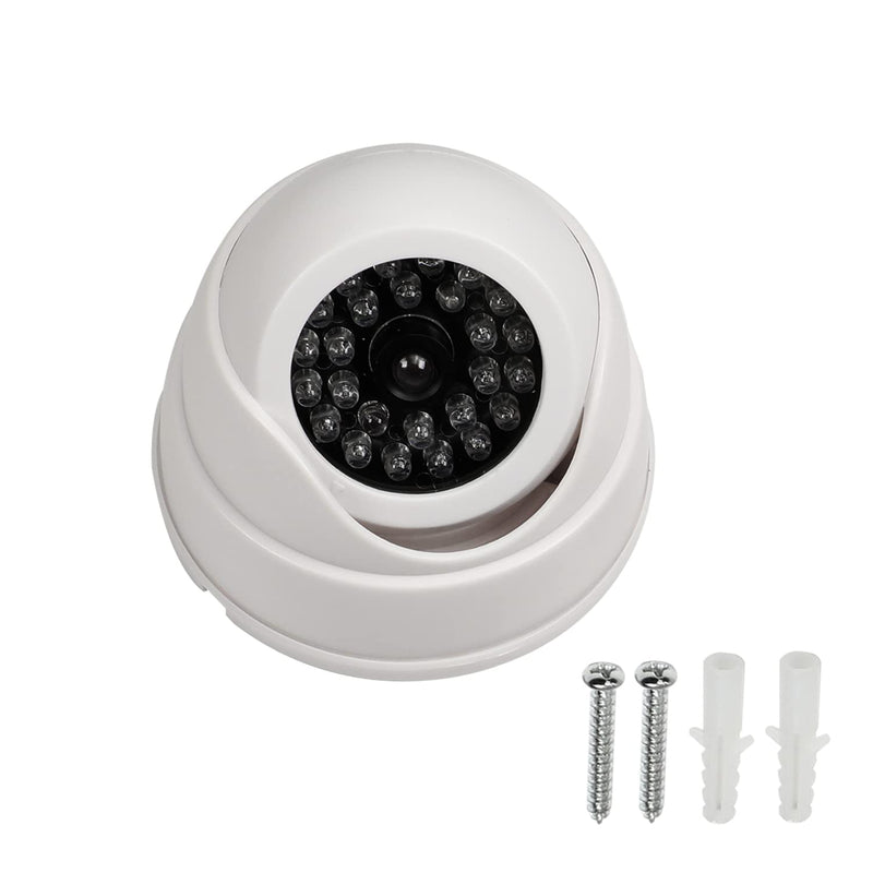 Othmro Fake Security Camera Dummy Dome CCTV No Induction for Home Outdoor Indoor White 1pcs Conch white 1pcs