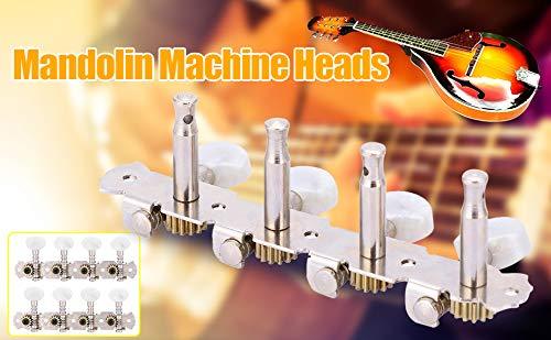 Mandolin Tuning Pegs, 4L4R Machine Heads String Tuning Pegs for 8 Strings Mandolin Instruments Accessory