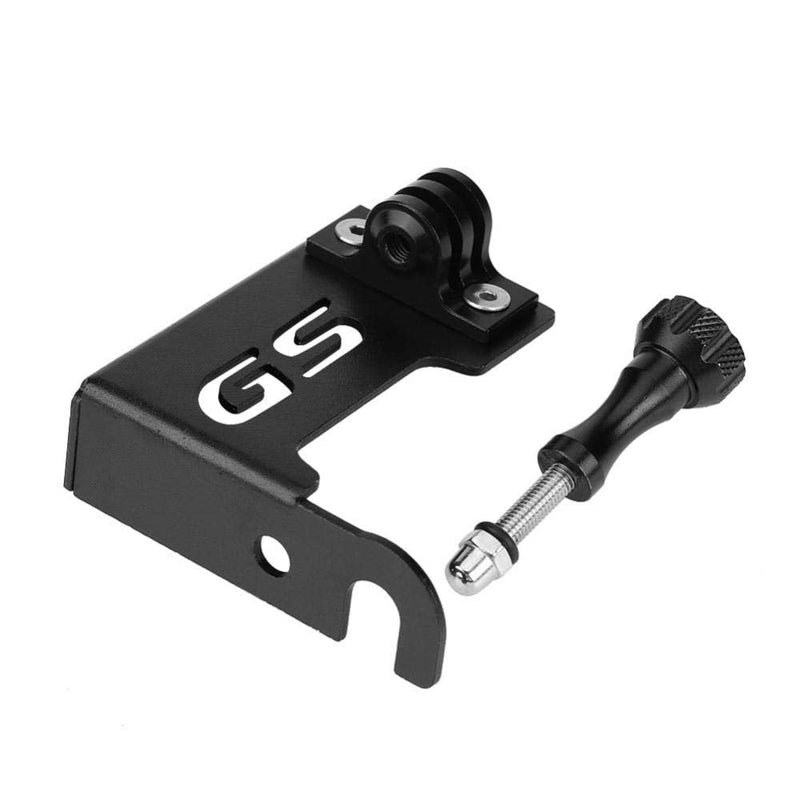Motorcycle Front Left Camera Support Bracket Go Pro Side Camera Bracket Stand for R1200gs Lc R1200gs Lc Adv(Black) Black