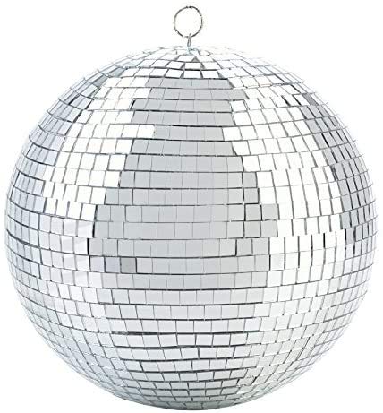 [AUSTRALIA] - Alytimes Mirror Disco Ball - 8-Inch Cool and Fun Silver Hanging Party Disco Ball –Big Party Decorations, Party Design 