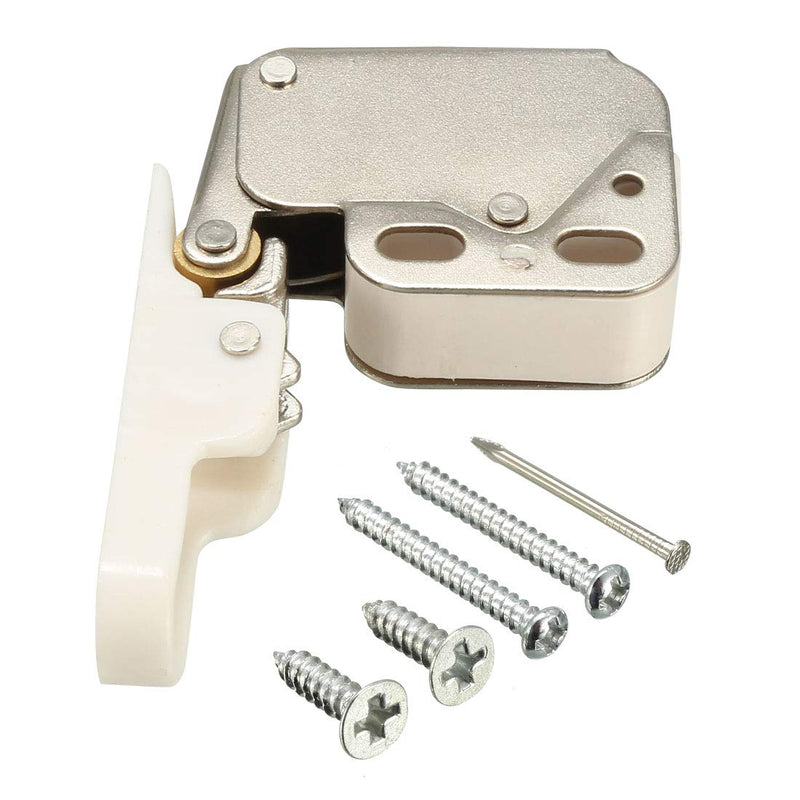 uxcell Cabinet Kitchen Spring Press Open Door Catch Brass Tip Touch Push Latch 5pcs