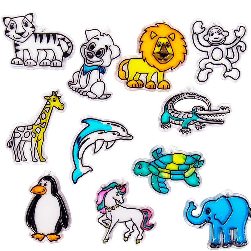 Made By Me Animal Suncatcher Refill Pack 12 pk by Horizon Group USA, Multicolor, one Size