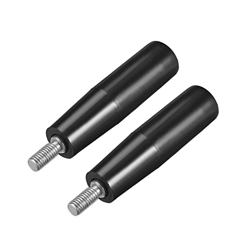 uxcell 2 Pcs Revolving Handwheel Machine Handle M10 Male Threaded Stem for Milling Machine M10 x 100mm